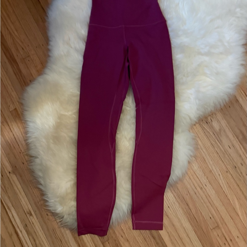 Lululemon Vibrant Magenta High-Waisted Leggings